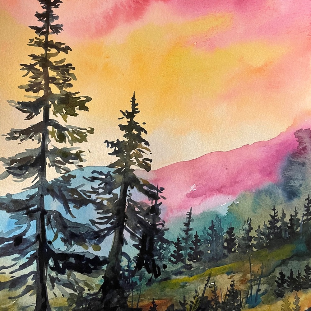 Watercolor painting